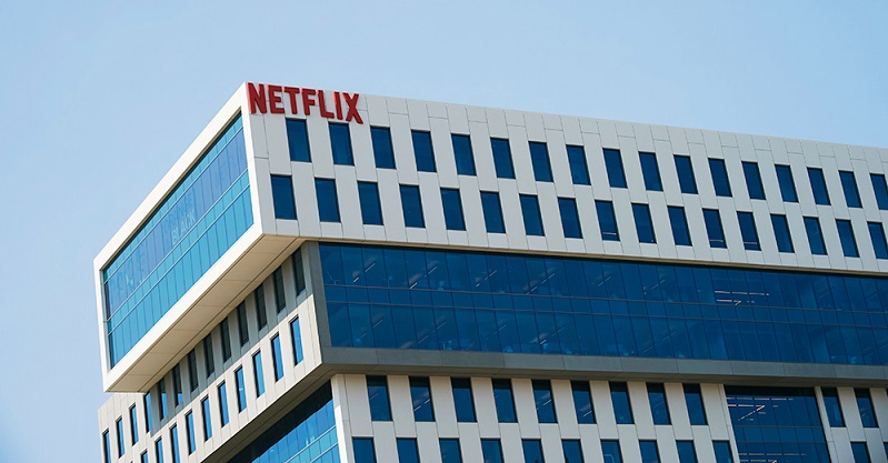 The Netflix building in Hollywood