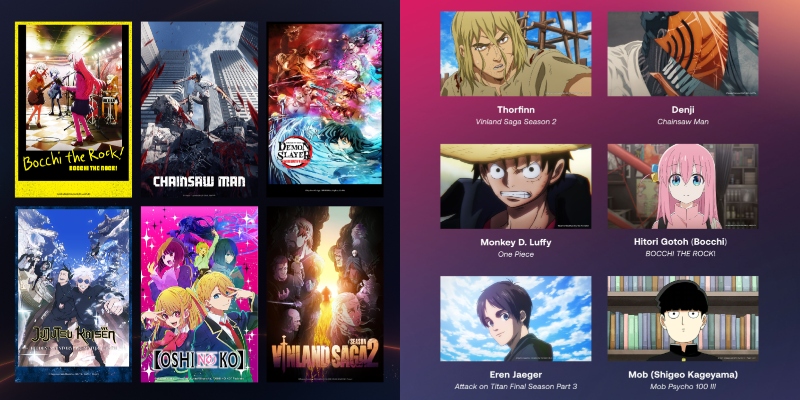 Crunchyroll Anime Awards 2024 nominees