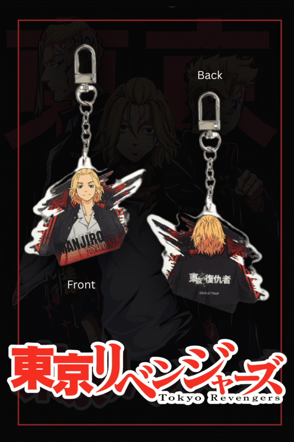 Acrylic Manjiro Sano Mikey Keychain - Tokyo Revengers Official - Image 2