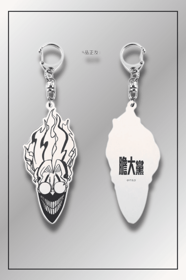 Dandadan Okarun keychain Front and Back