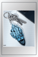 Dandadan Okarun Possessed keychain attached to keys