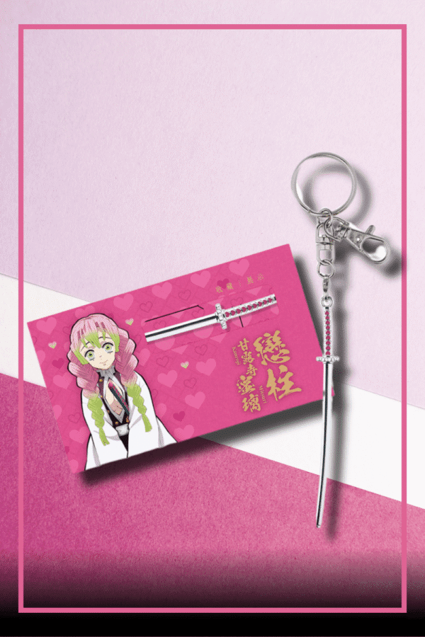 Mitsuri Kanroji Love Hashira Nichirin Sword Keychain