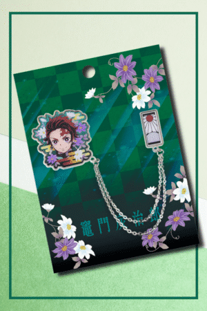 Tanjori Kamado Metal Tassels Badge