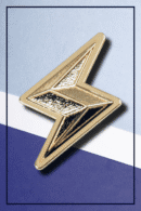 Tonitrus Bolt Badge Metal