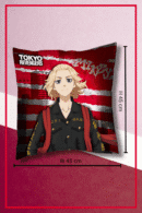 Manjiro Sano and Ken Ryuguji Toman Pillow Cushion