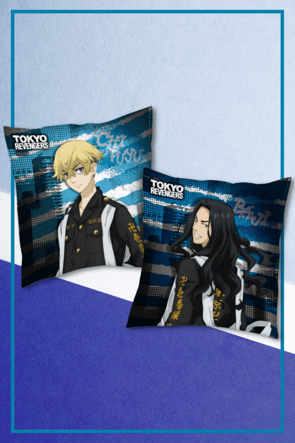 Chifuyu and Keisuke Baji Bajifuyu Toman Pillow Cushion