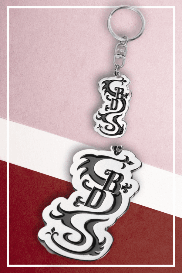 Black Dragon Symbol Keychain - Image 4