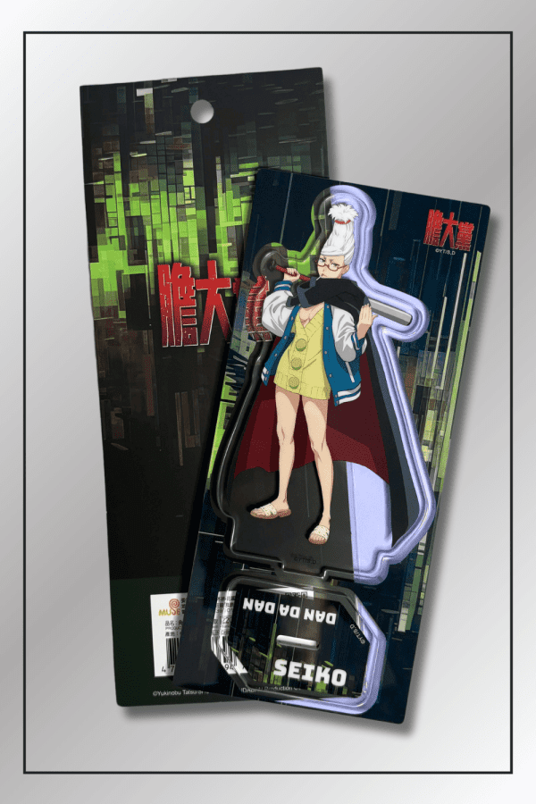 Seiko Ayase Granny swings into action! Dandadan blister-pack acrylic stand with bat and cape