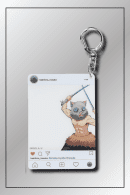 inosuke-hashibira-instagram-frame-acrylic-keychain-demon-slayer-anime-merch