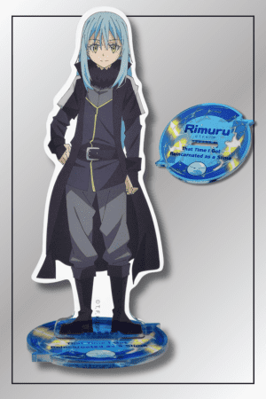 Rimuru Tempest acrylic anime-figurine-stand figure with character name base from That Time I Got Reincarnated as a Slime