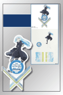That Time I Got Reincarnated as a Slime Rimuru Tempest acrylic anime-figurine-stand with character pose, branded base, and full packaging layout