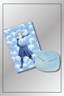 That Time I Got Reincarnated as a Slime Rimuru Tempest pillow and blanket set with slime print and character design