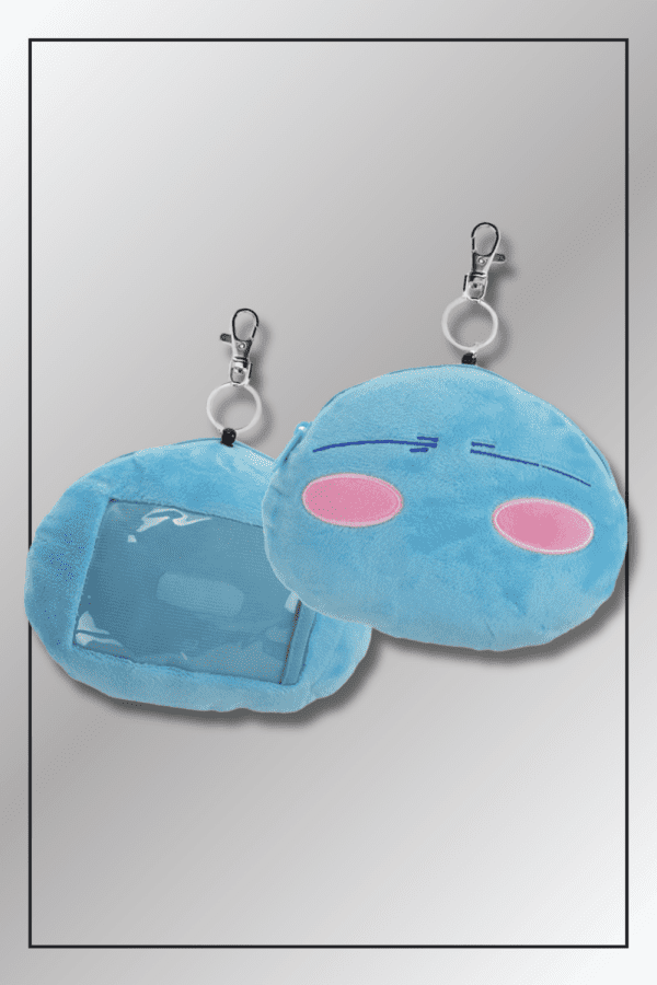 That Time I Got Reincarnated as a Slime Rimuru Tempest plush coin purse with blush face and clear ID window on back