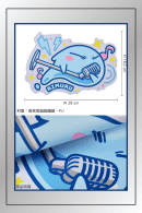 That Time I Got Reincarnated as a Slime Rimuru Tempest singing mouse pad with 28x12 cm dimensions and close-up of PU surface