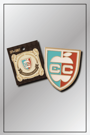 SPY x FAMILY Eden College crest metal badge with packaging