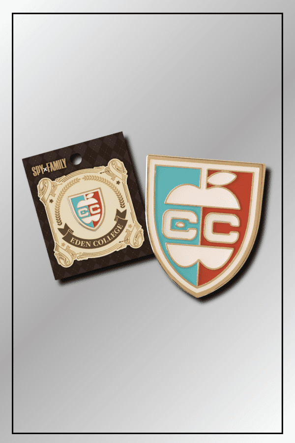 SPY x FAMILY Eden College crest metal badge with packaging