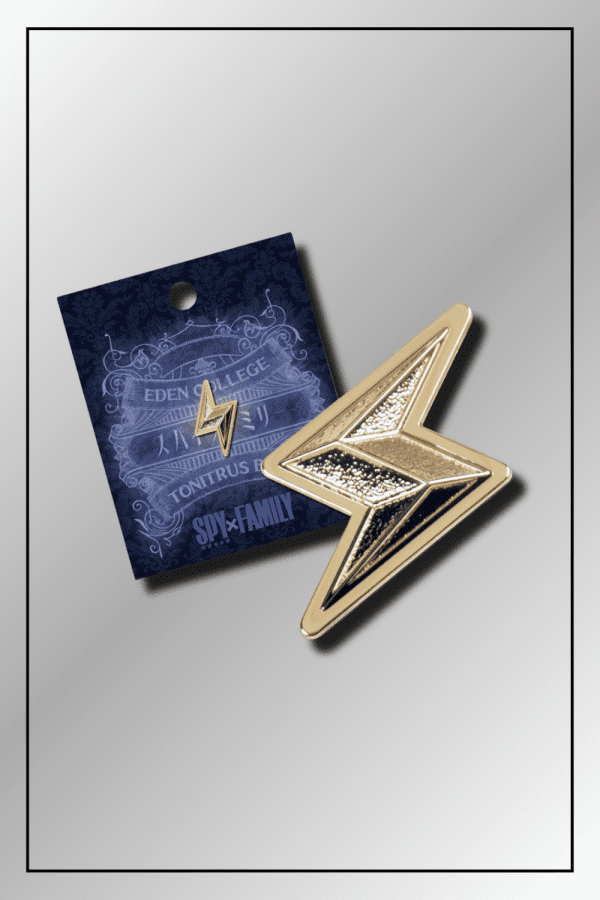 SPY x FAMILY Tonitrus Bolt Badge – Eden College Official Pin